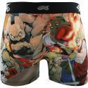 FREEGUN Boxer Homme Microfibre CRO Noir Multicolore STREET FIGHTER