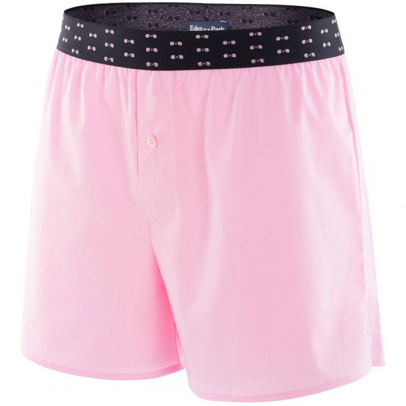Caleçon Homme NOEUDSCEINT2 Rose et Bleu