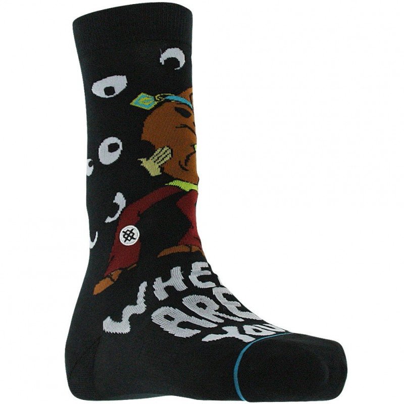 STANCE Chaussettes Mixte Microcoton WHEREAREYOU Noir SCOOBY DOO