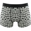 HAPPY SOCKS Boxer Homme Coton TWISTEDSMILE Noir Blanc