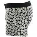 HAPPY SOCKS Boxer Homme Coton TWISTEDSMILE Noir Blanc