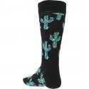 HAPPY SOCKS Chaussettes Mixte Coton CACTUSSOCK Bleu Noir