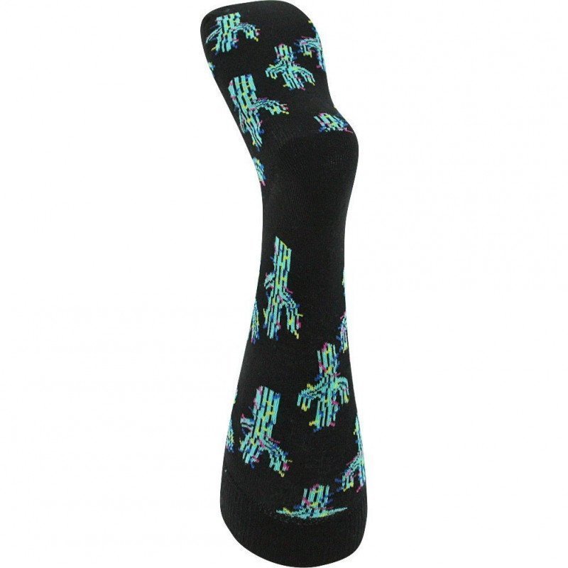 HAPPY SOCKS Chaussettes Mixte Coton CACTUSSOCK Bleu Noir