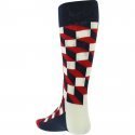 HAPPY SOCKS Chaussettes Mixte Coton FILLEDOPTIC Marine Rouge