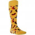 HAPPY SOCKS Chaussettes Mixte Coton HOTDOGSOCK Jaune