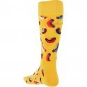 Chaussettes Mixte HOTDOGSOCK Jaune et Multicolore