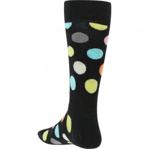 HAPPY SOCKS Chaussettes Mixte Coton BIGDOT Noir Multicolore