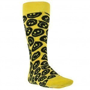 HAPPY SOCKS Chaussettes Mixte Coton TWISTEDSMILE Jaune Noir