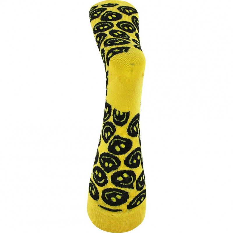 HAPPY SOCKS Chaussettes Mixte Coton TWISTEDSMILE Jaune Noir