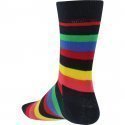 HAPPY SOCKS Chaussettes Enfant Coton KIDSTRIPESOCK Multicolore Noir