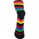 HAPPY SOCKS Chaussettes Enfant Coton KIDSTRIPESOCK Multicolore Noir