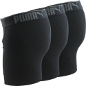 PUMA Lot de 3 Boxers Homme Coton SUEDED Noir