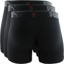 PUMA Lot de 3 Boxers Homme Coton SUEDED Noir