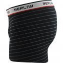 REPLAY Boxer Homme Coton RAYE Noir Gris