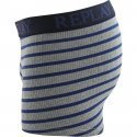 REPLAY Boxer Homme Coton RAYEJACQUARD Gris Bleu