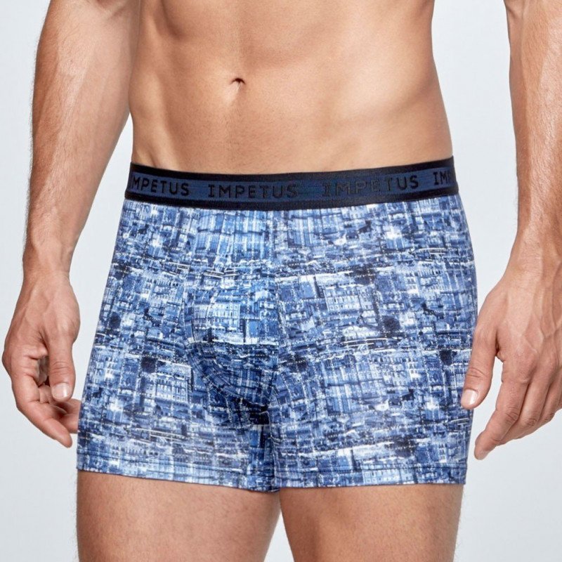 IMPETUS Boxer Homme Modal FOZ Bleu