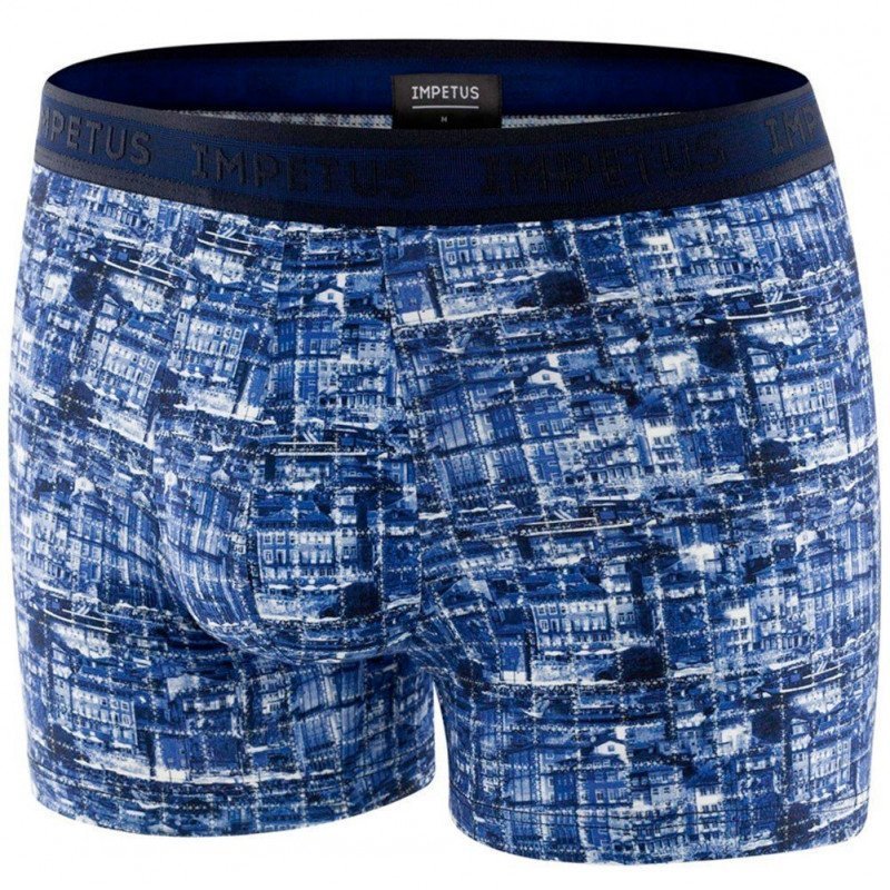 IMPETUS Boxer Homme Modal FOZ Bleu