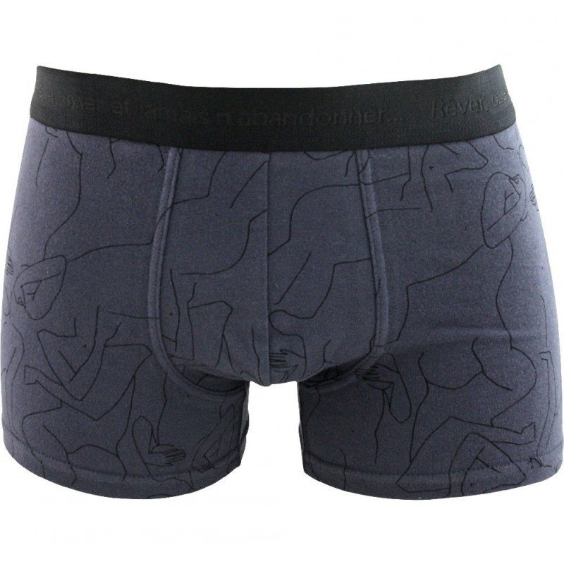 Boxer Homme CLASSE X Noir et Anthracite