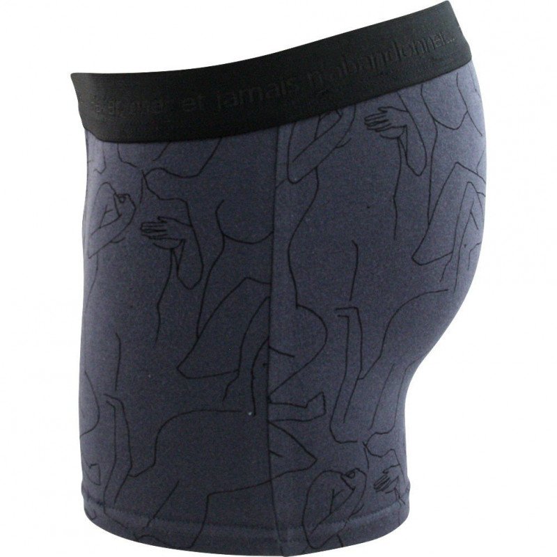 Boxer Homme CLASSE X Noir et Anthracite
