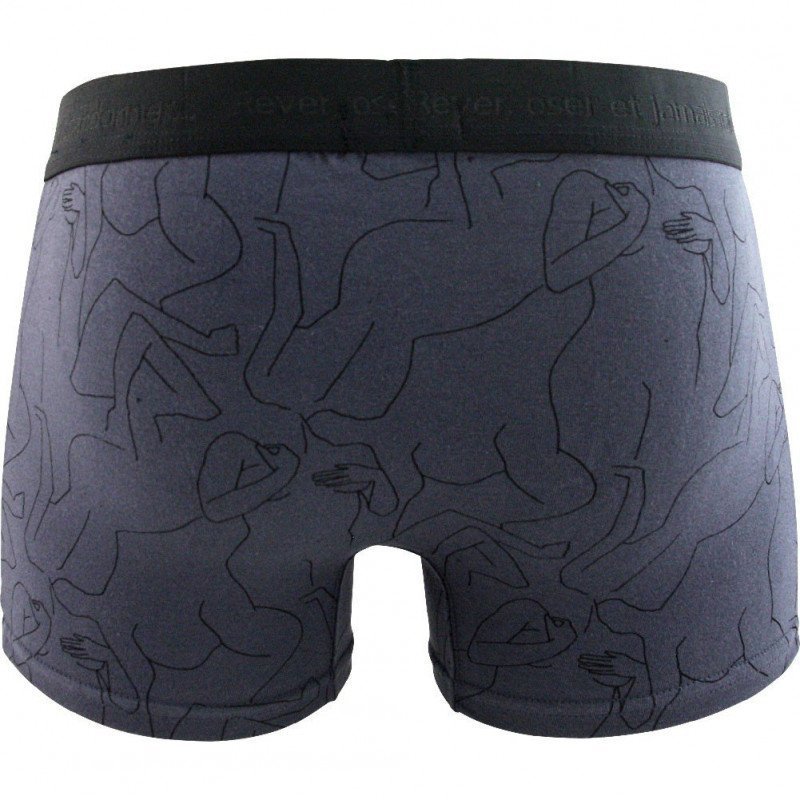 Boxer Homme CLASSE X Noir et Anthracite