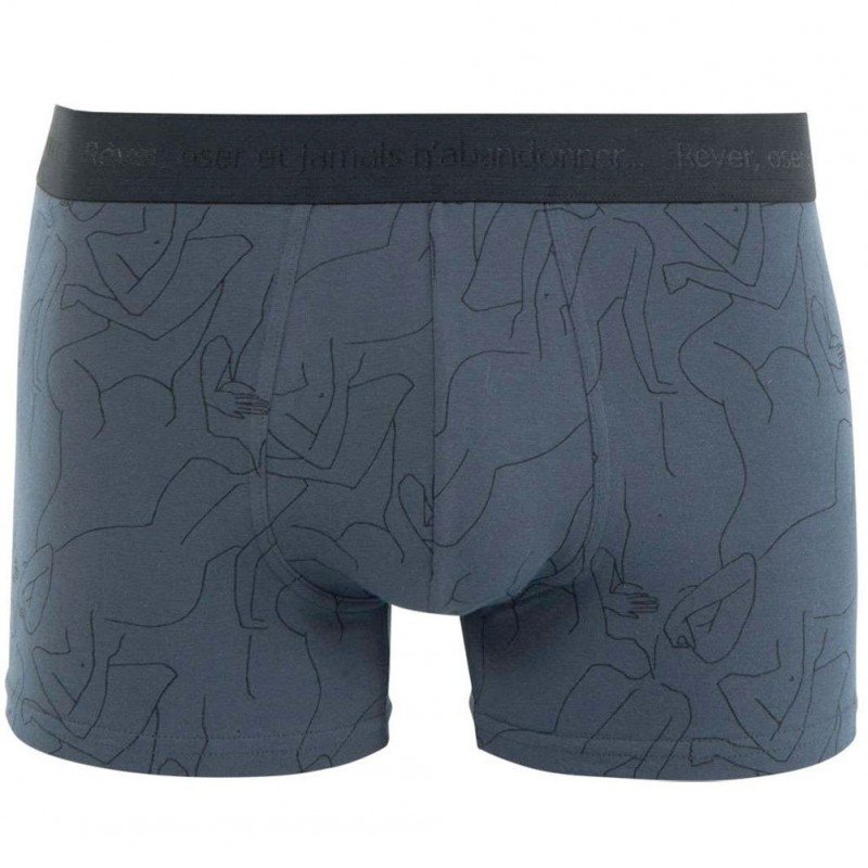 Boxer Homme CLASSE X Noir et Anthracite