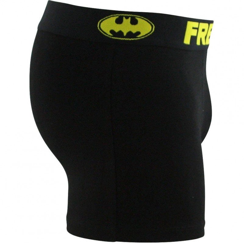 FREEGUN Boxer Homme Coton BA2 Noir Jaune DC COMICS