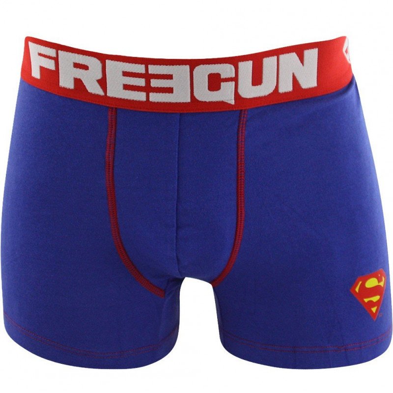 Boxer Homme SU1 Bleu et Rouge