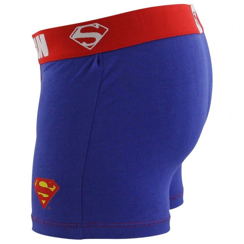 Boxer Homme SU1 Bleu et Rouge