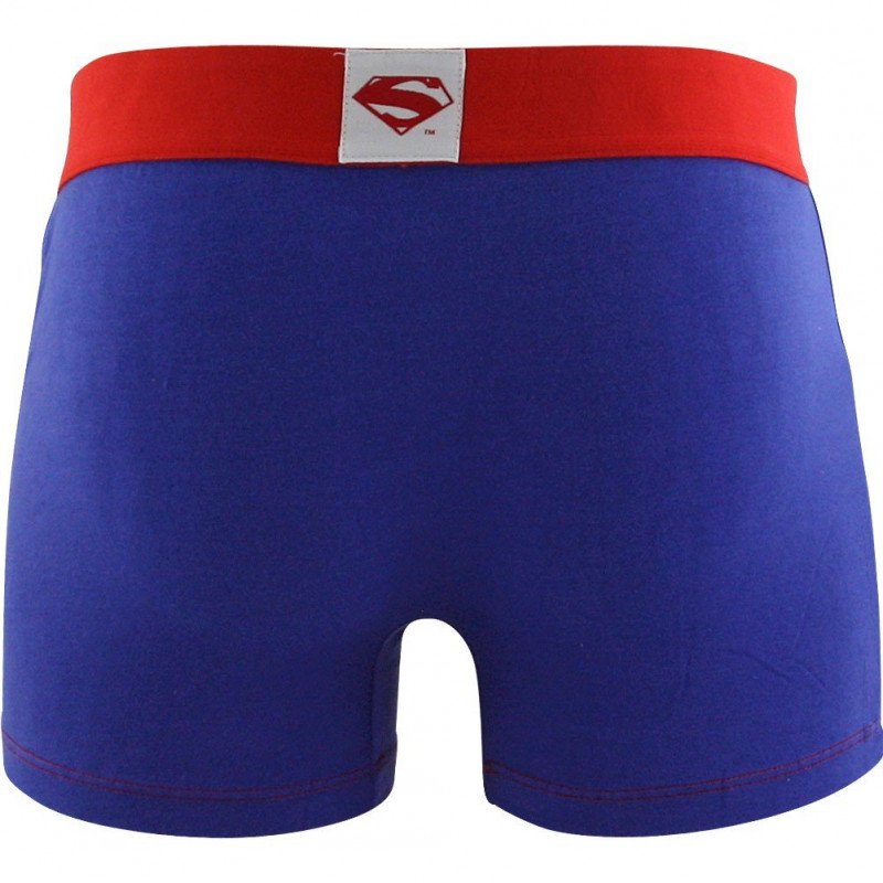 FREEGUN Boxer Homme Coton SU1 Bleu Rouge DC COMICS