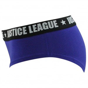 DC COMICS Shorty Fille BCASS2 Bleu Flock JUSTICE LEAGUE