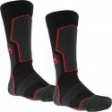 HEAD Lot de 2 paires de Chaussettes Mixte Microcoton HIKING CREW Noir Rouge