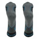 LOT DE 2 Chaussettes Chaussettes Mixte HIKING QUARTER Gris et Bleu