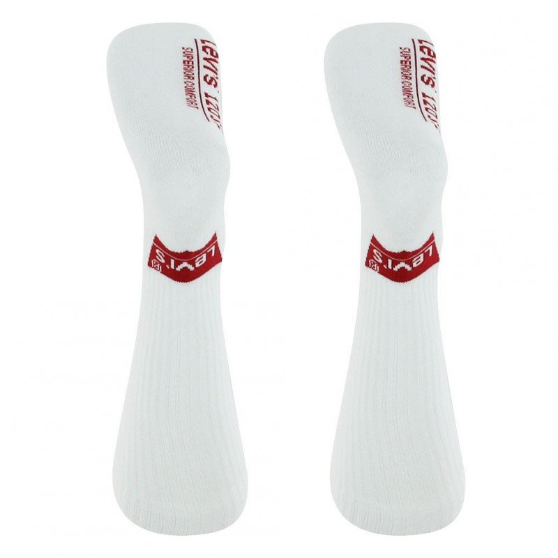 LOT DE 2 Chaussettes Chaussettes Homme BATWING Blanc et Rouge