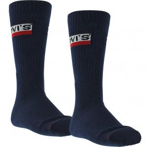 LEVI'S Lot de 2 paires de Chaussettes Mixte Coton OLYMP Marine