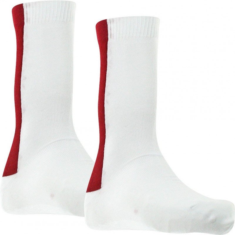 LOT DE 2 Chaussettes Chaussettes Homme TAB Blanc et Rouge