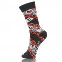 Chaussettes Homme CHAINE Noir et Orange
