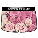 HERITAGE Boxer femme Microfibre 100% PERSONNALISABLE Fabriqué en France
