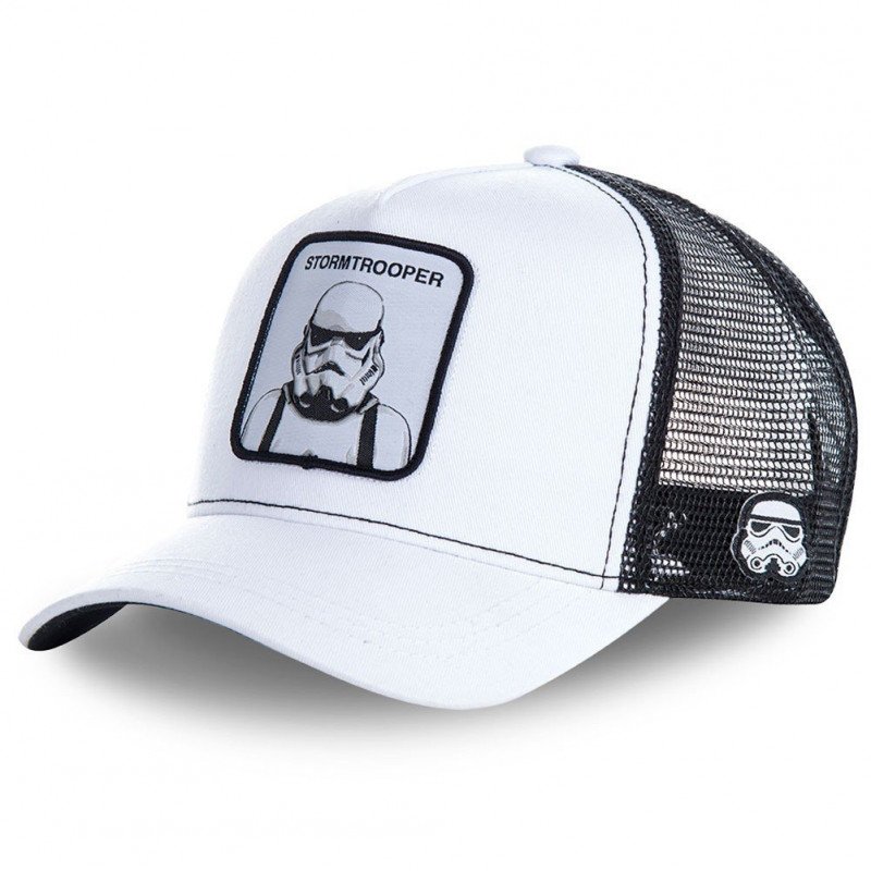 STARWARS Casquette Homme Microcoton STTWA Blanc Noir CAPSLAB