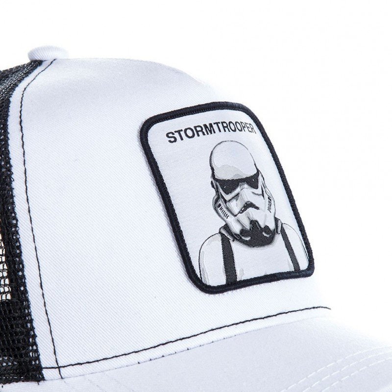 STARWARS Casquette Homme Microcoton STTWA Blanc Noir CAPSLAB