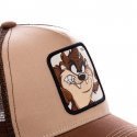 LOONEY TUNES Casquette Homme Microcoton TAZ2 Marron Beige CAPSLAB