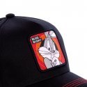 LOONEY TUNES Casquette Homme Coton BUG2 Noir Rouge CAPSLAB