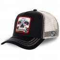 FREEGUN Casquette Homme Microcoton SKULLY Beige Noir