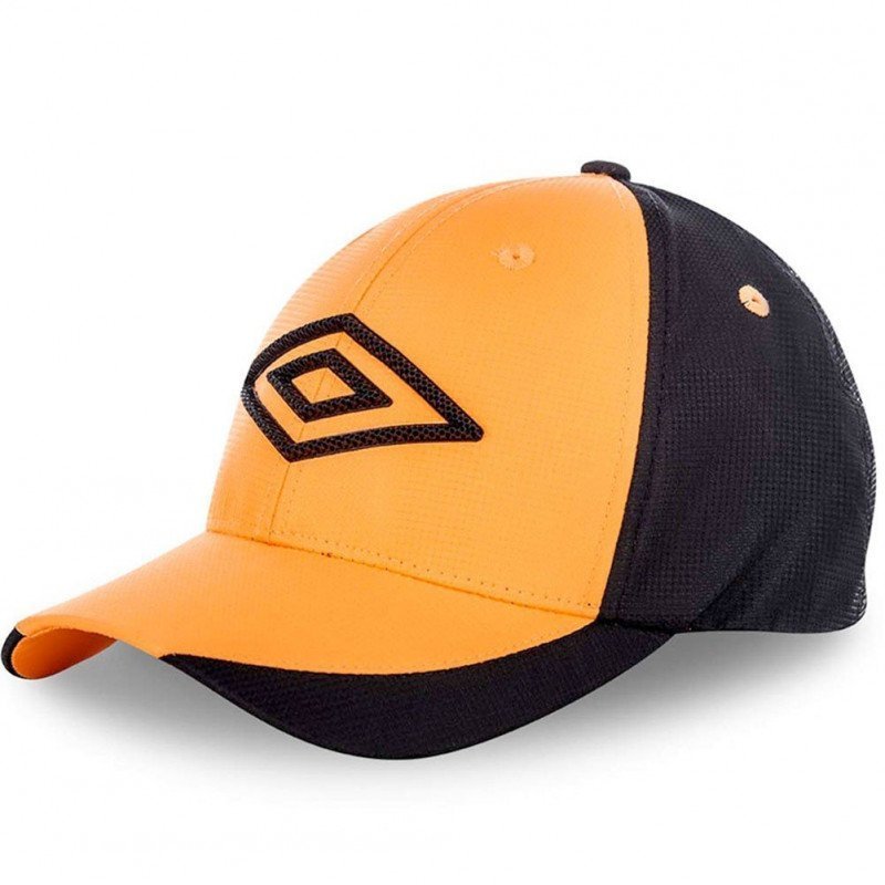 UMBRO Casquette Homme Microfibre CAPPLA04 Noir Orange