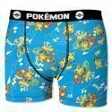 POKEMON Boxer Garçon Microfibre ALL Bleu