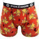 POKEMON Boxer Garçon Microfibre OCE Rouge Jaune