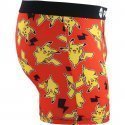 POKEMON Boxer Garçon Microfibre OCE Rouge Jaune