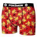 POKEMON Boxer Garçon Microfibre OCE Rouge Jaune