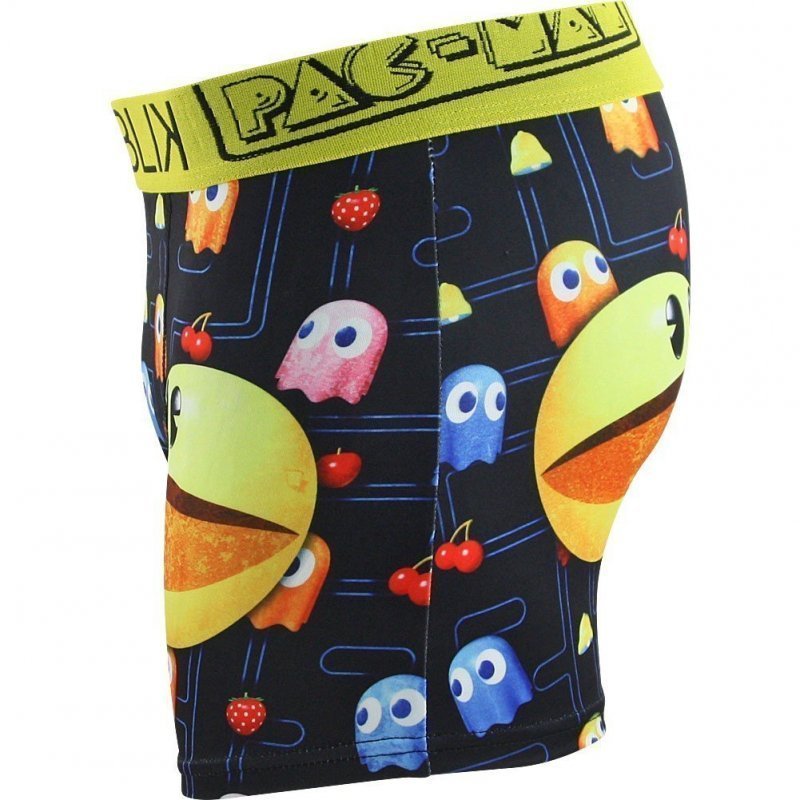 Boxer Garçon FACES Noir et Jaune