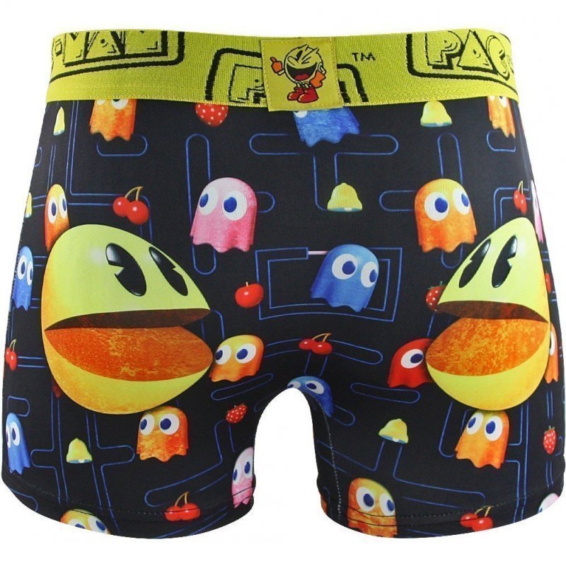 Boxer Garçon FACES Noir et Jaune