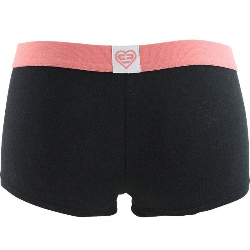 Boxer Fille SHOCASSA Noir et Corail